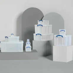 Really Useful Storage Box - Clear - 64L -Storage Rack Store 12804045 5474942263892842