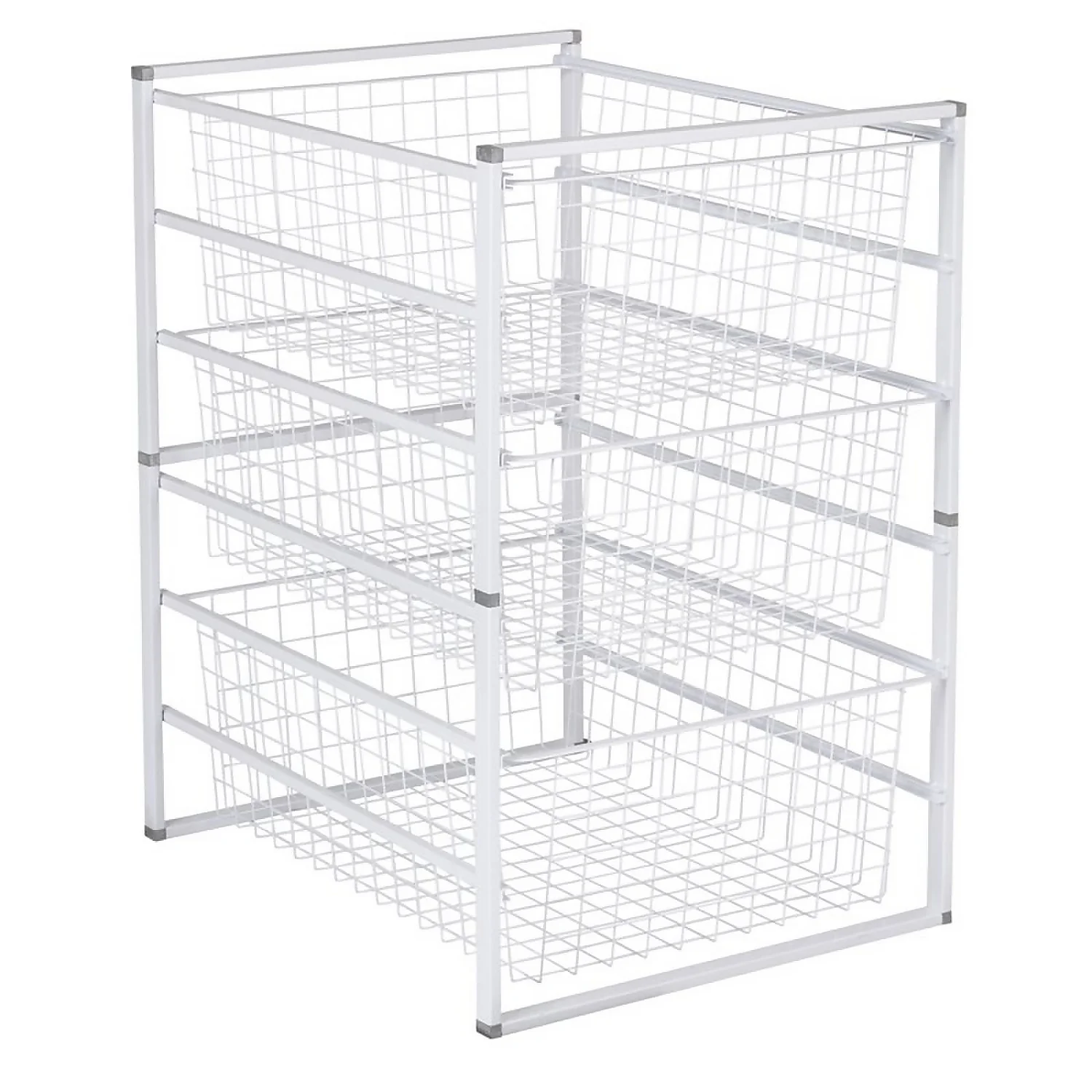 3 Wire Baskets Storage Tower 1 3 Wire Baskets Storage Tower