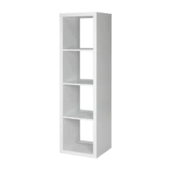 Storage Rack Store 25 Clever Cube 4x1 Storage Unit - White