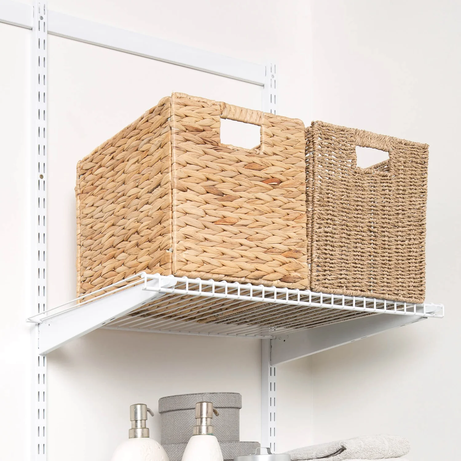 None Wire Shelf Bracket - White - 350mm 3 None Wire Shelf Bracket - White - 350mm - Image 3