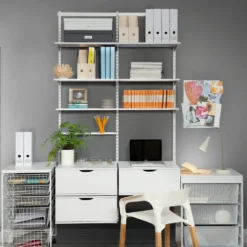 None Hang Track Cover - White - 558mm -Storage Rack Store 12815439 1534833196151436