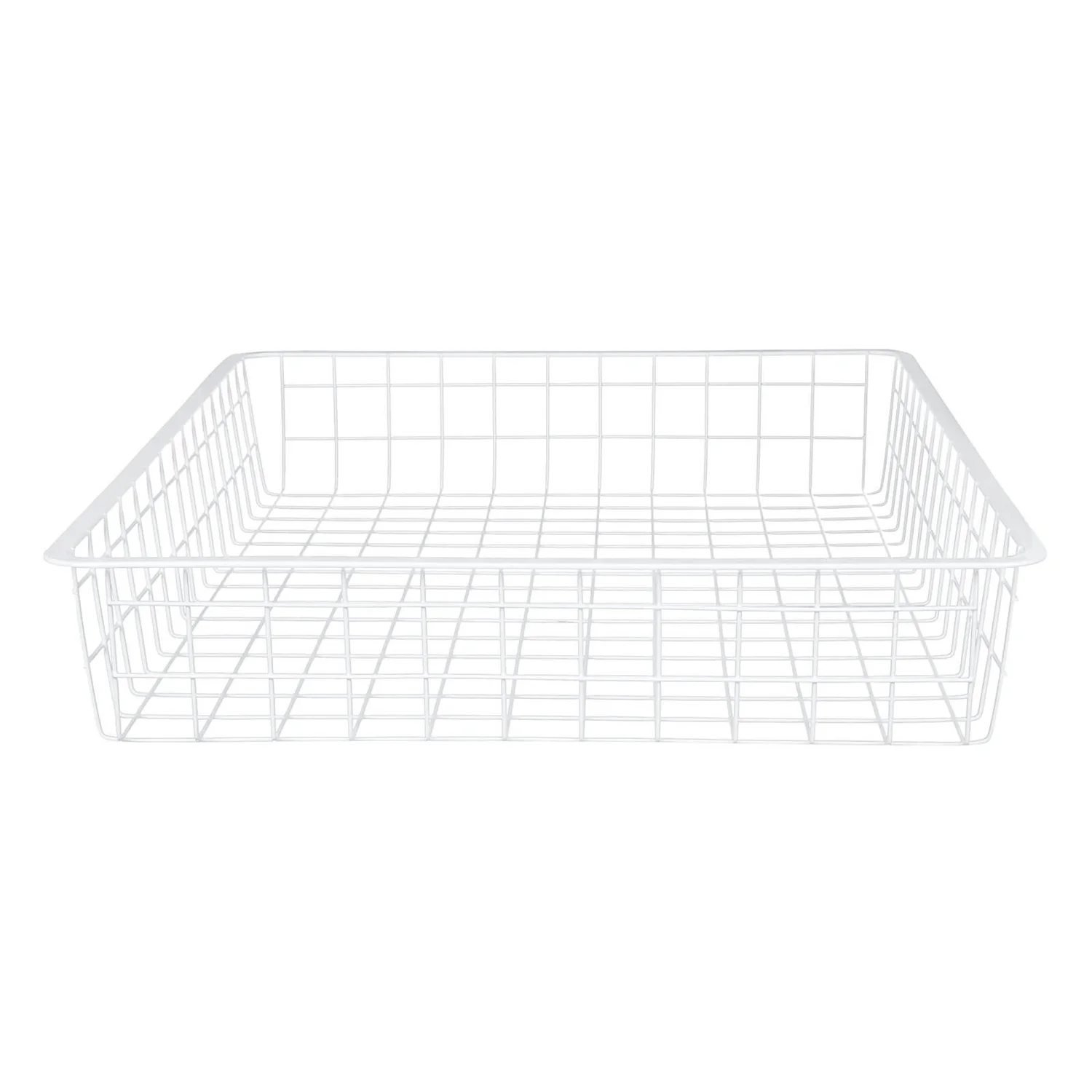 Wire 1 Runner Basket - White - 85mm 1 Wire 1 Runner Basket - White - 85mm