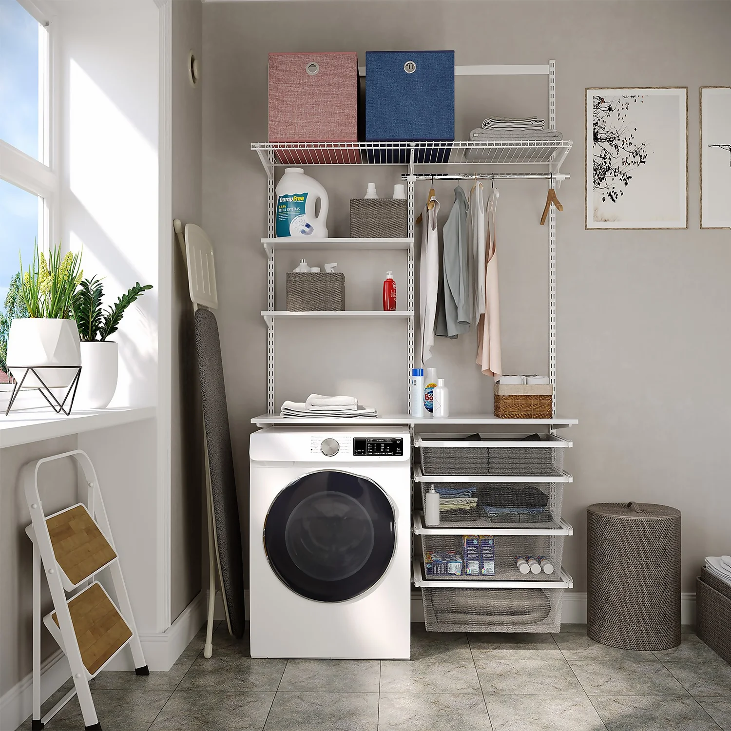 None Double Slot Bracket - White -120mm 2 None Double Slot Bracket - White -120mm - Image 2