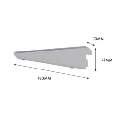 None Double Slot Bracket - White -170mm 7 None Double Slot Bracket - White -170mm -Storage Rack Store 12815730 6225034583493859