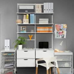 None Double Slot Bracket - White -270mm -Storage Rack Store 12815731 6774833192558669