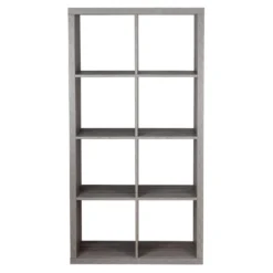 Clever Cube 4x2 Storage Unit - Grey Oak -Storage Rack Store 12816003 1054833167846694