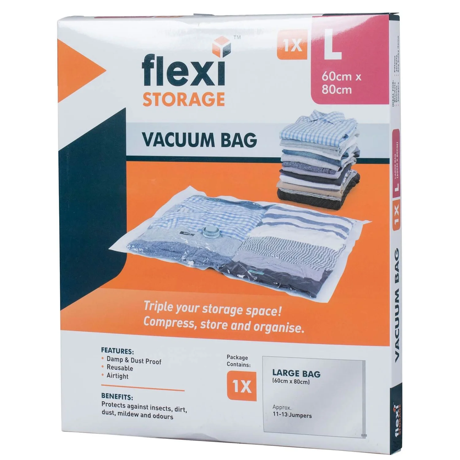 None Vacuum Storage Bag - Large 1 None Vacuum Storage Bag - Large