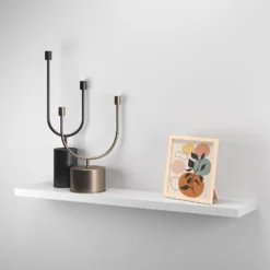 Floating Shelf - White Matt -1200 X 240 X 38mm -Storage Rack Store 12817720 1144887326021376