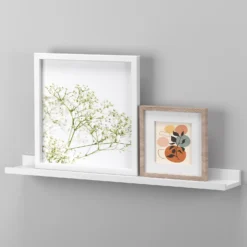 Flexi Storage Decorative Shelving Photo Shelf - White Matt - 600x35x100mm -Storage Rack Store 12817964 1384876425677934