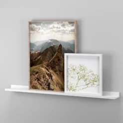 Flexi Storage Decorative Shelving Photo Shelf - White Matt - 900x35x100mm -Storage Rack Store 12817971 8044876425860004