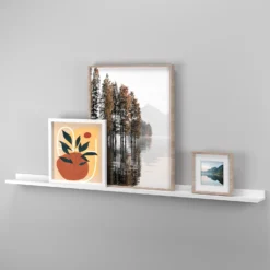Flexi Storage Decorative Shelving Photo Shelf - White Matt - 1200x35x100mm -Storage Rack Store 12817978 1854876426170414