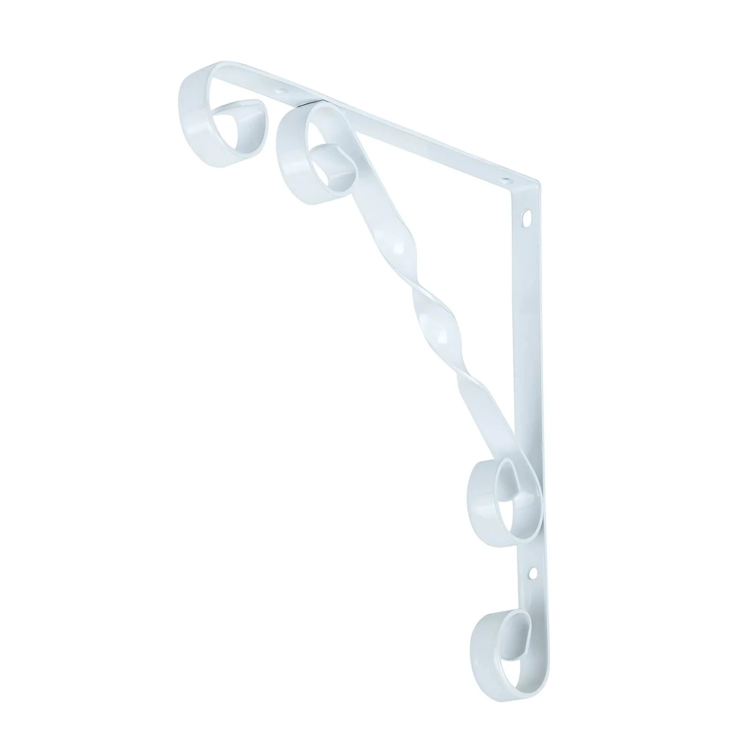 None Scroll Bracket - White - 250x250mm 1 None Scroll Bracket - White - 250x250mm