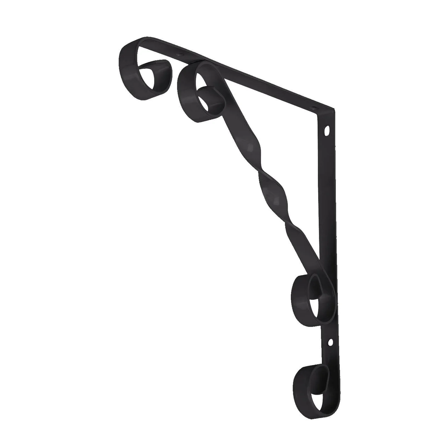 None Scroll Bracket - Black - 250x250mm 1 None Scroll Bracket - Black - 250x250mm