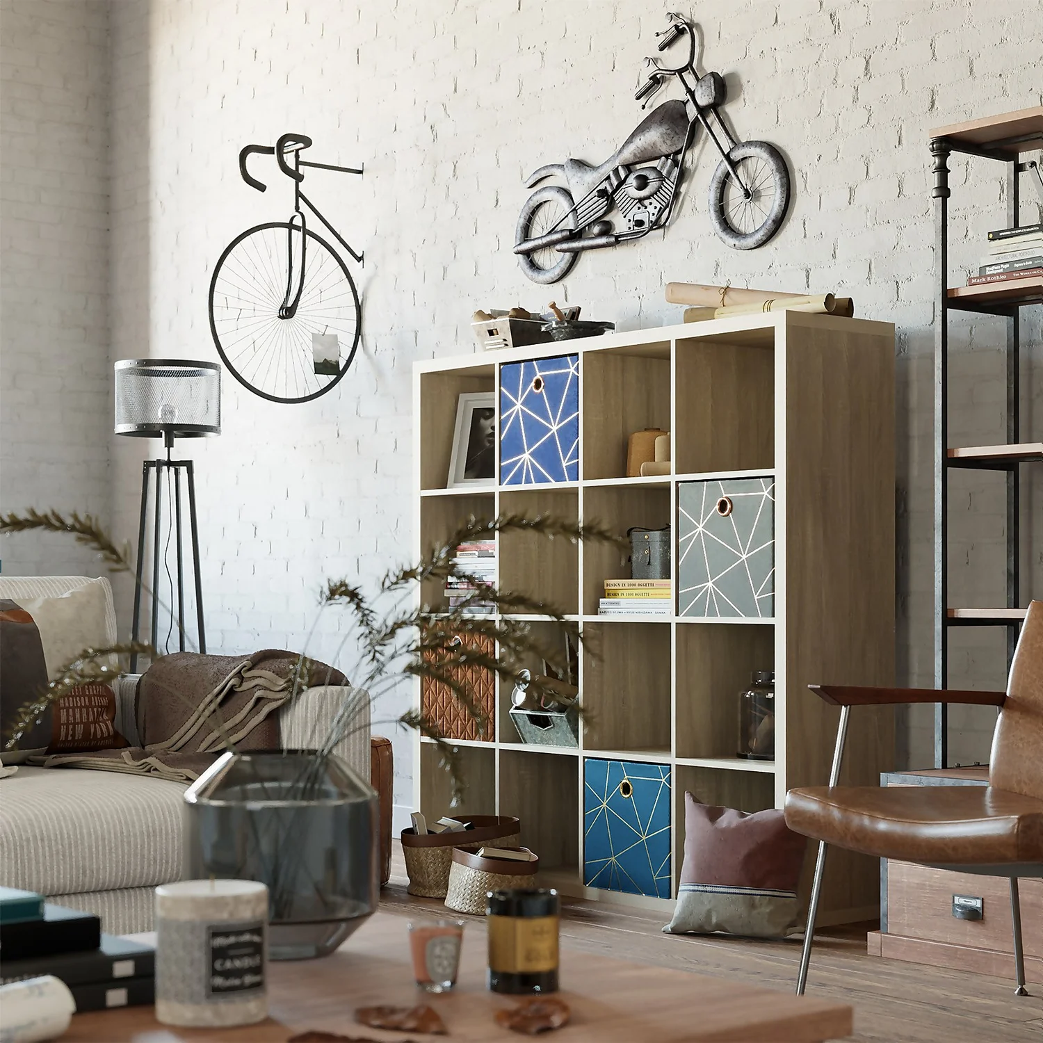 Clever Cube 4x4 Storage Unit - Oak 2 Clever Cube 4x4 Storage Unit - Oak - Image 2