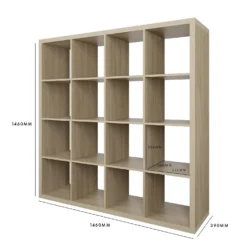 Clever Cube 4x4 Storage Unit - Oak 9 Clever Cube 4x4 Storage Unit - Oak -Storage Rack Store 12819417 7334967466121998