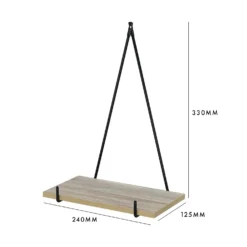 None Tri Hanging Bracket Kit - Sanoma Oak -Storage Rack Store 12821190 1374964085619041