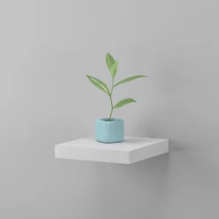 Floating Shelf - White Matt - 235 X 235 X 38mm -Storage Rack Store 12822017 1594887838697883