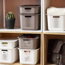 2 Pack Smartstore Wardrobe Basket Tag - Taupe -Storage Rack Store 12822346 2114833174113718