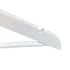 White Wooden Hangers - 8 Pack -Storage Rack Store 12822503 1814878808148973
