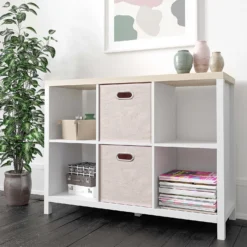 Clever Cube 2x3 Storage Unit With Legs - White 12 Clever Cube 2x3 Storage Unit With Legs - White -Storage Rack Store 12824157 7975023649243211