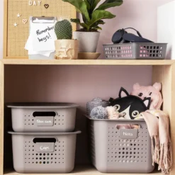 Smartstore 2L Wardrobe Basket - Taupe -Storage Rack Store 12826427 1664833173187153