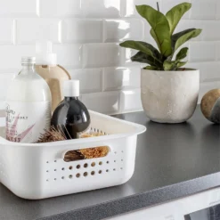 Smartstore 6L Wardrobe Basket - White -Storage Rack Store 12826433 8784833172802298