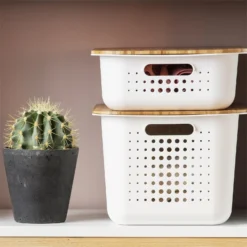 Smartstore 13L Wardrobe Basket - White -Storage Rack Store 12826434 3114833173665206