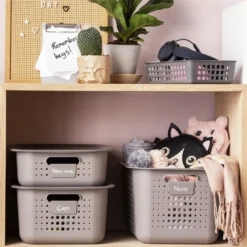 Smartstore 10L Wardrobe Basket - Taupe 8 Smartstore 10L Wardrobe Basket - Taupe -Storage Rack Store 12826436 1554833174646344