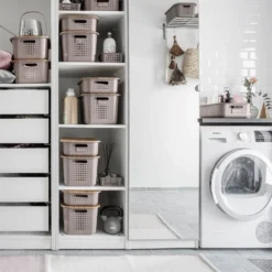 Smartstore 10L Wardrobe Basket - Taupe 9 Smartstore 10L Wardrobe Basket - Taupe -Storage Rack Store 12826436 7684833174709899