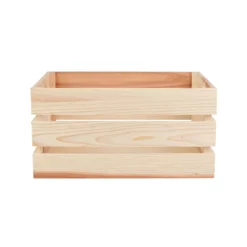 Natural Wooden Crates - Set Of 3 -Storage Rack Store 12829054 8834832979711906