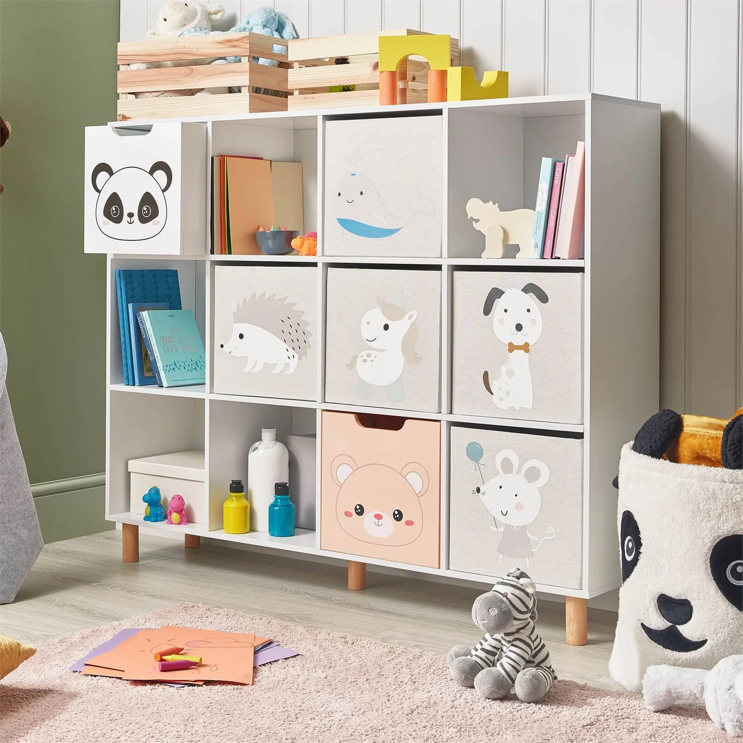 Kids' Compact Cube Fabric Insert - Hedgehog 2 Kids' Compact Cube Fabric Insert - Hedgehog - Image 2