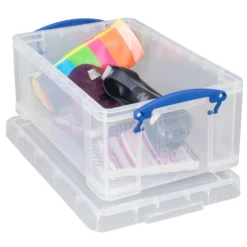 Really Useful Storage Box - Clear - 9L 6 Really Useful Storage Box - Clear - 9L -Storage Rack Store 12834908 1924833172876752