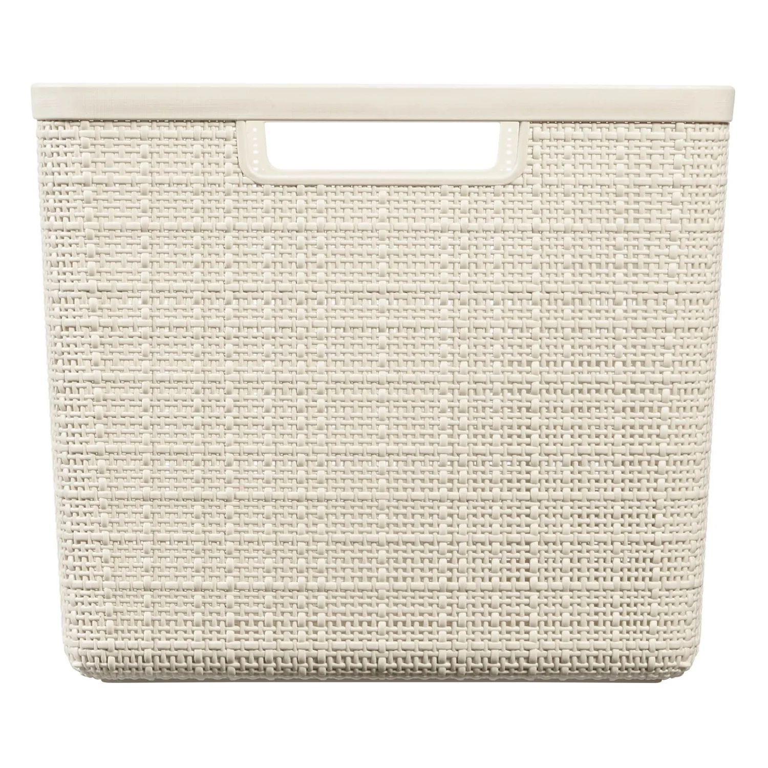 Curver Jute Large Basket - 20L - Off White 3 Curver Jute Large Basket - 20L - Off White - Image 3