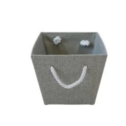 Neutral Herringbone Medium Storage Basket -Storage Rack Store 12886595 1574857031543467