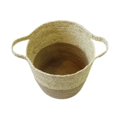 Neutral Corn And Jute Medium Woven Basket -Storage Rack Store 12886599 1214857031649487