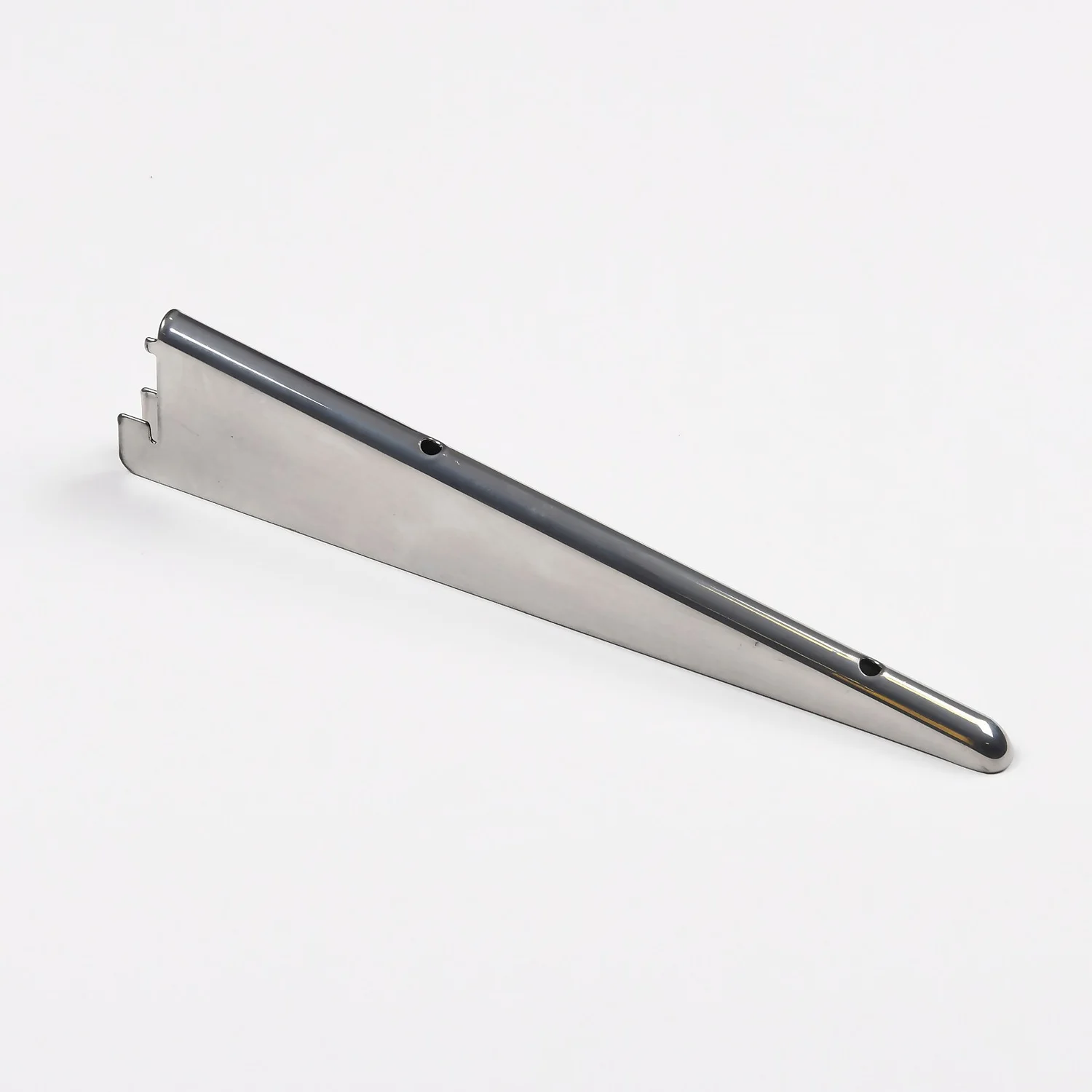 Twin Slot Shelving Kit - 1600mm Krome Twinslot And 368mm Brackets - Chrome Effect 2 Twin Slot Shelving Kit - 1600mm Krome Twinslot And 368mm Brackets - Chrome Effect - Image 2