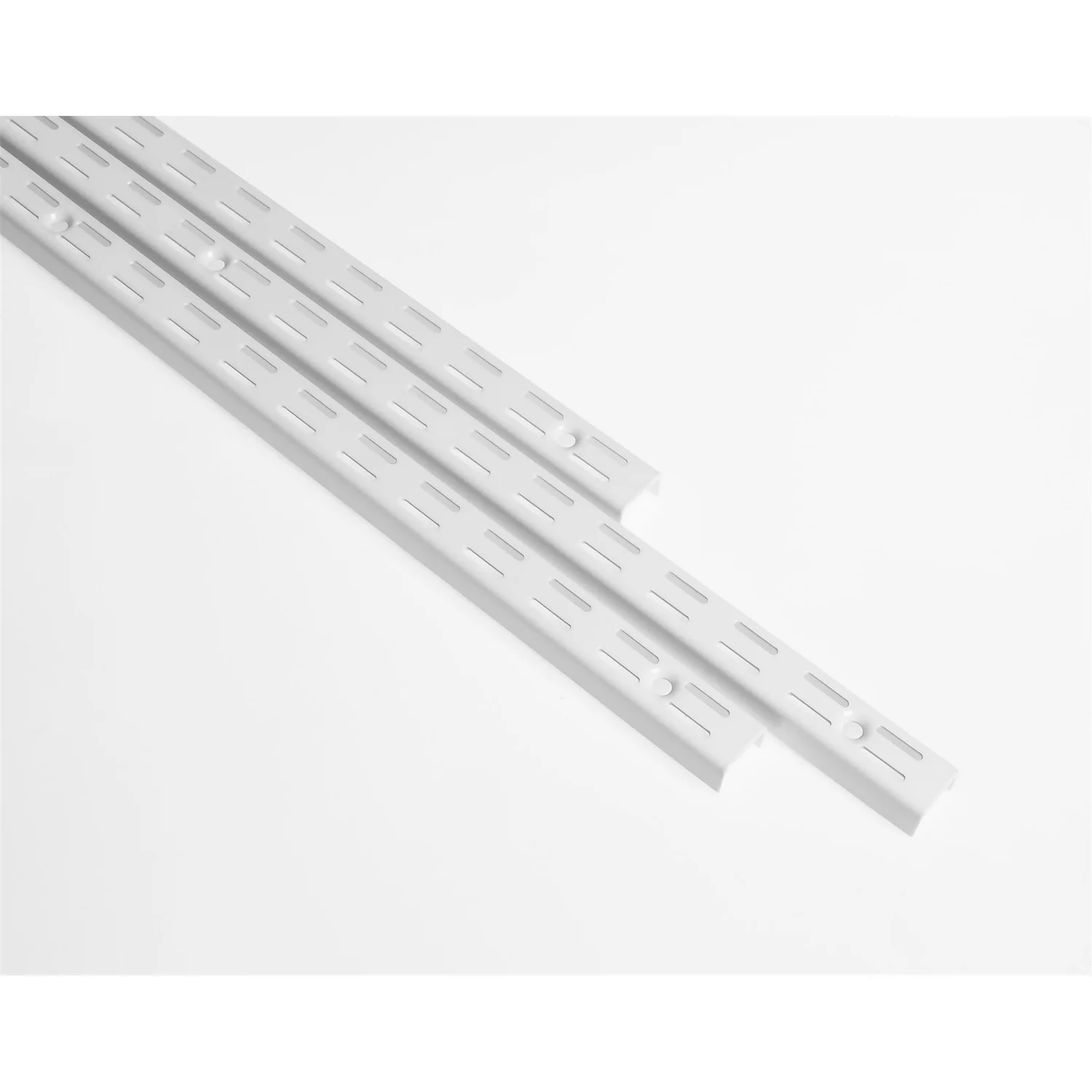 Anti-bacterial Twin Slot Shelving Kit - 1981mm White Twinslot And 270mm Brackets - White 1 Anti-bacterial Twin Slot Shelving Kit - 1981mm White Twinslot And 270mm Brackets - White
