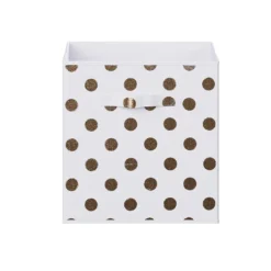 Living Elements Compact Cube Foil Spot Insert - White & Gold -Storage Rack Store 12932945 6944887875943942