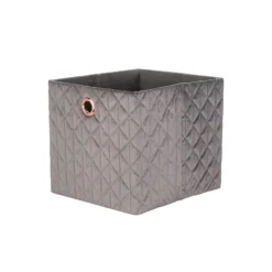 Storage Rack Store 41 Clever Cube Quilted Velvet Insert - Grey