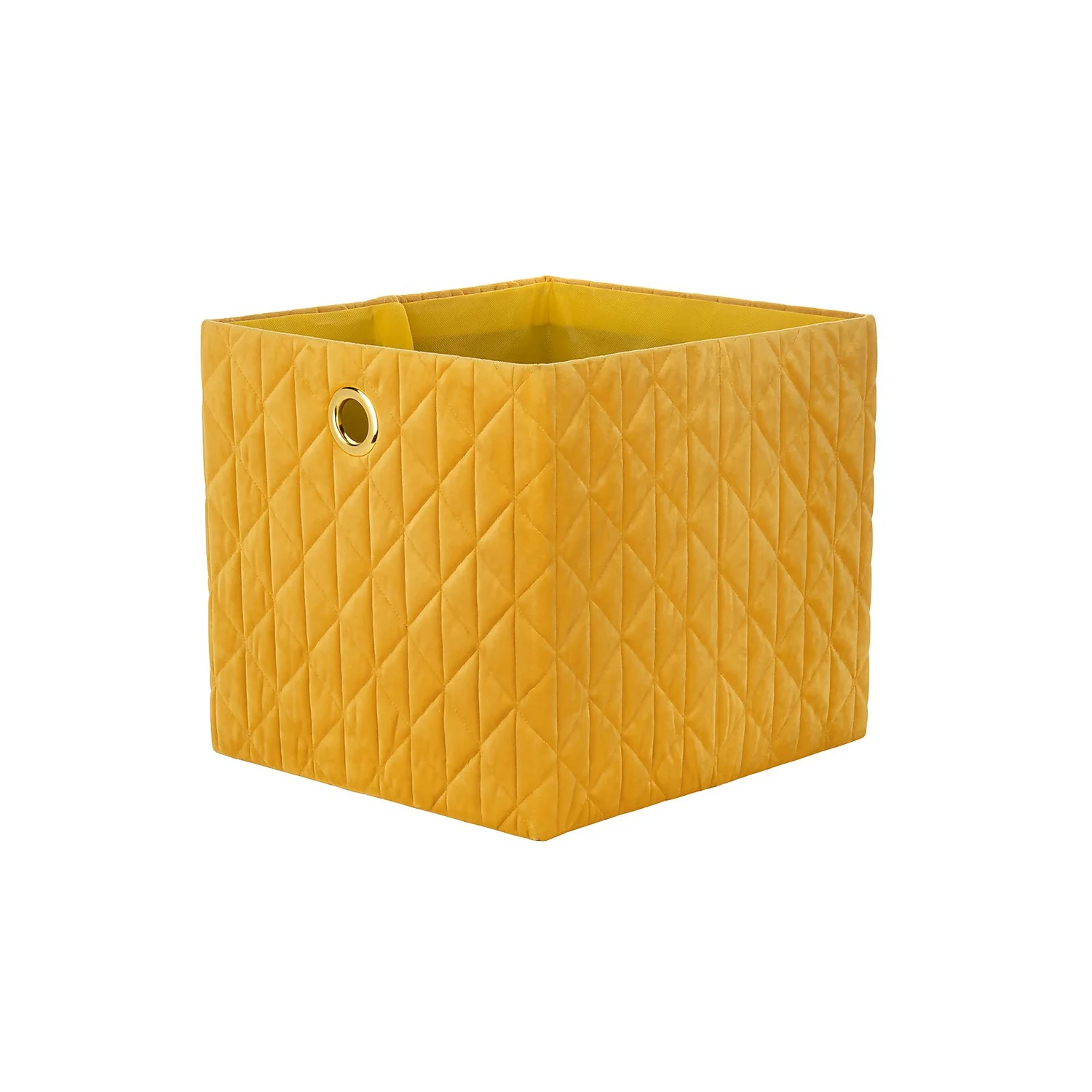 Clever Cube Quilted Velvet Insert - Yellow 1 Clever Cube Quilted Velvet Insert - Yellow