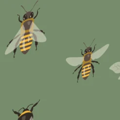 Curver Stockholm Bees Deco Storage Box - Green - 22L 10 Curver Stockholm Bees Deco Storage Box - Green - 22L -Storage Rack Store 13169626 1514898511842148