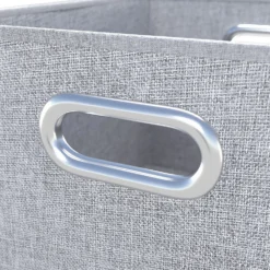Clever Cube Fabric Insert - Set Of 2 - Woven Silver -Storage Rack Store 13911399 1174981913270010