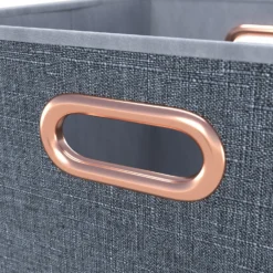 Clever Cube Fabric Insert - Set Of 2 - Woven Marine -Storage Rack Store 13911400 2134981912957077