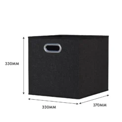 Clever Cube Fabric Insert - Set Of 2 - Woven Pepper -Storage Rack Store 13911401 1444981913042289